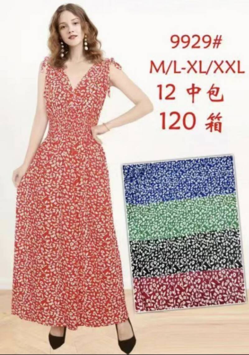 Sukienki damskie Roz M/L-XL/2XL, Mix Kolor Paczka 12 szt